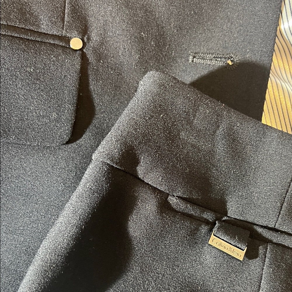 Calvin Klein Dark Navy Women's Tailored Blazer and Skirt Suit - Picture 5 of 5